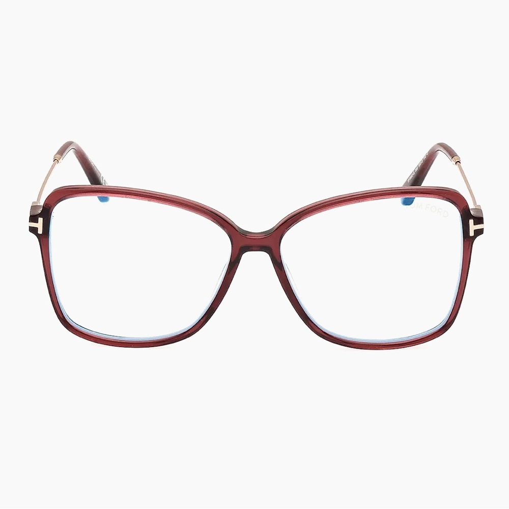 TOM FORD 55MM Blue Block Butterfly Eyeglasses - Picture 2 of 4